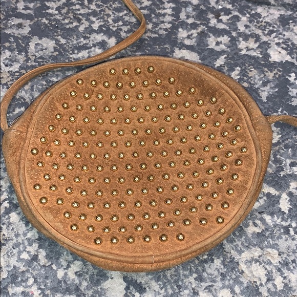 Vintage Brown Suede Crossbody - Picture 3 of 6